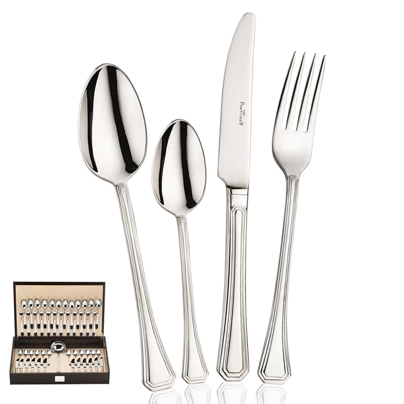 Octavia Servizio Posate In Acciaio Inox - Set 49 Pz