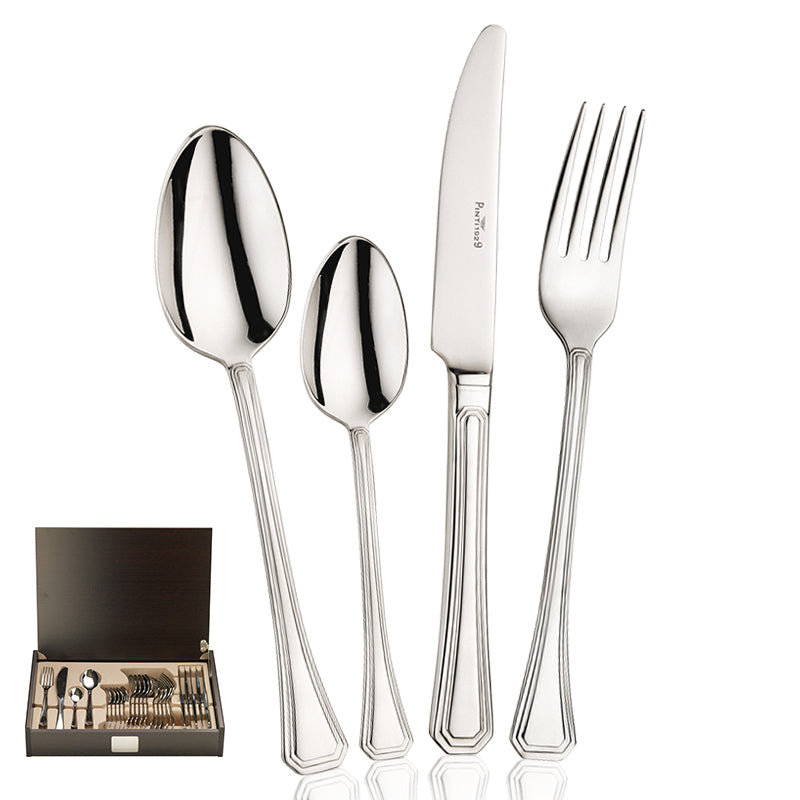 Octavia Servizio Posate In Acciaio Inox - Set 24 Pz