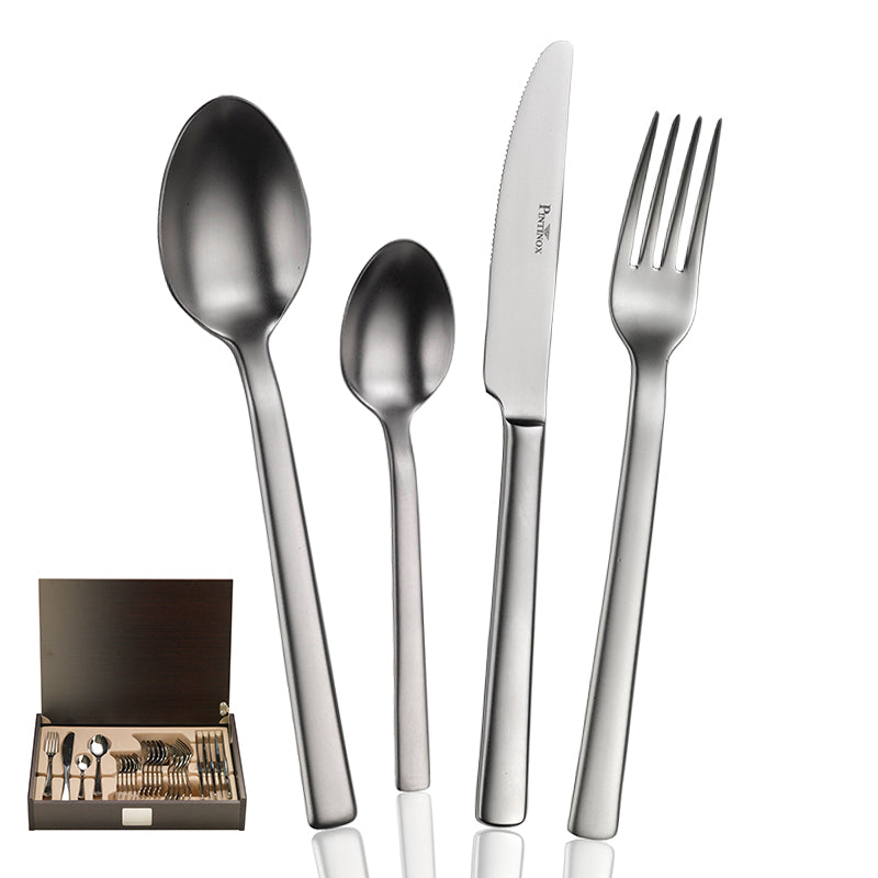 Millenium Servizio Posate In Acciaio Inox - Set 24 Pz