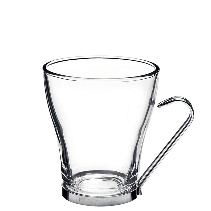 22 cl - Oslo Tazza Cappuccino in Vetro Temperato - Set 6 Pezzi