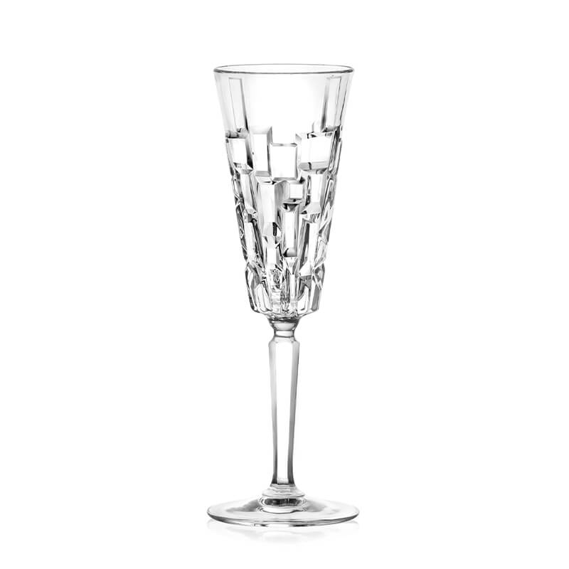 19 cl - Etna Calice Flute in Vetro - Set 6 Pezzi