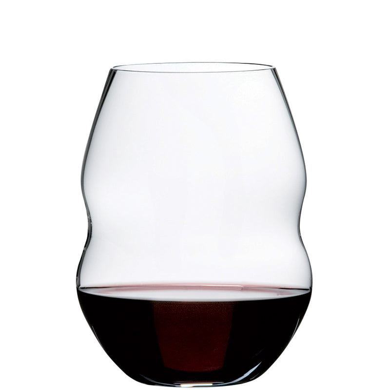 58 cl - Swirl Bicchiere Vino Rosso in Vetro - Set 2 Pezzi