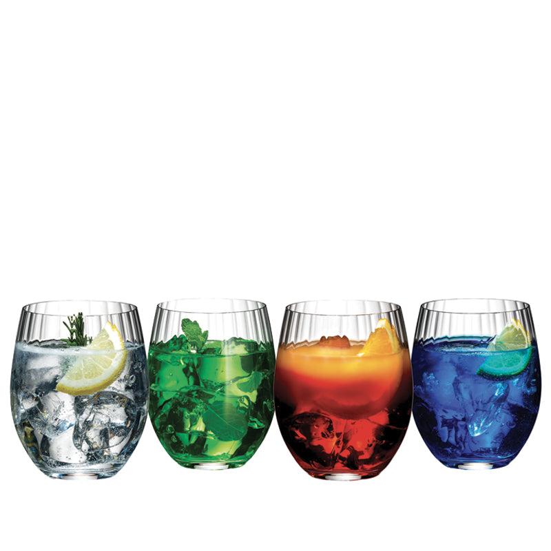 58 cl - Mixing Tonic Bicchiere Cocktail in Vetro - Set 4 Pezzi