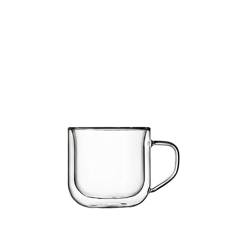 24 cl - Thermic Glass Tazza Cappuccino in Vetro - Set 2 Pezzi