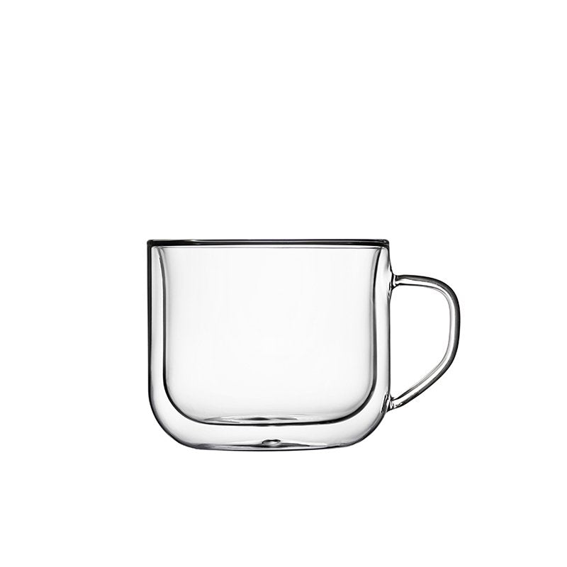 38 cl - Thermic Glass Tazza Cappuccino in Vetro - Set 2 Pezzi