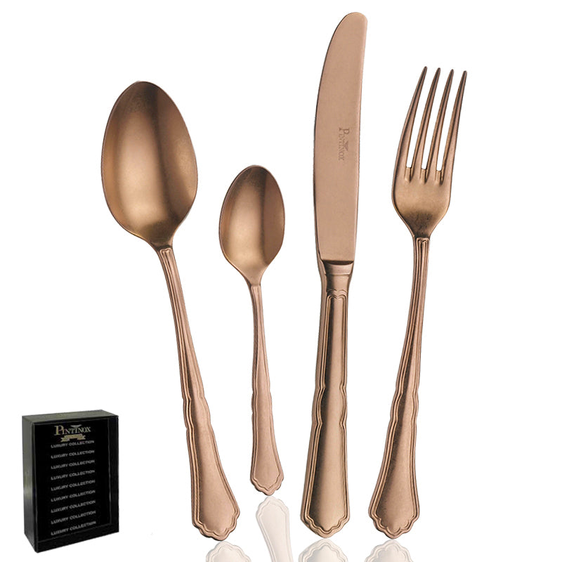 Settecento Servizio Posate In Acciaio Inox - Set 24 Pz