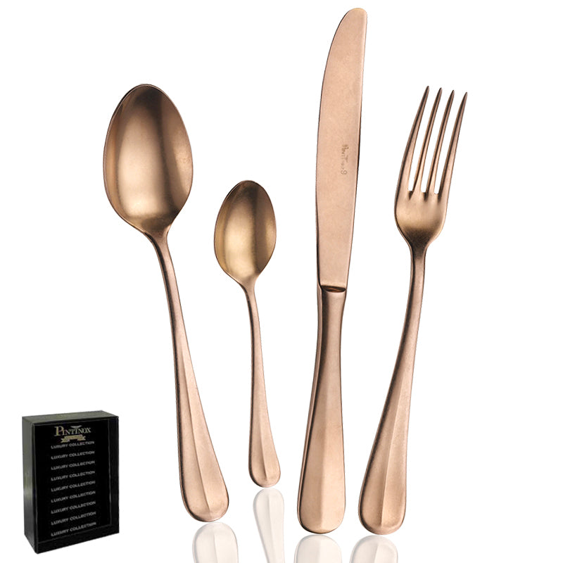 Baguette Servizio Posate In Acciaio Inox - Set 24 Pz