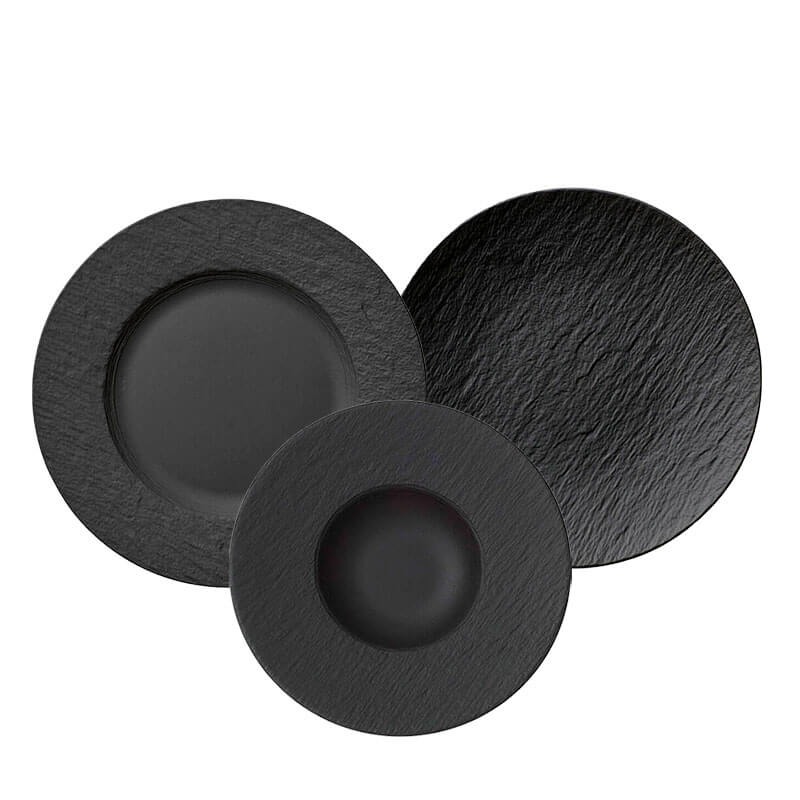 Manufacture Rock Servizio Piatti In Porcellana - Set 18 Pz