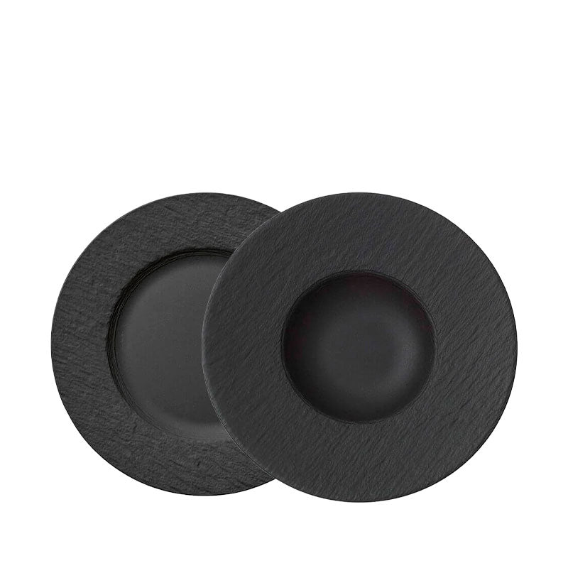 Manufacture Rock Servizio Piatti In Porcellana - Set 12 Pz