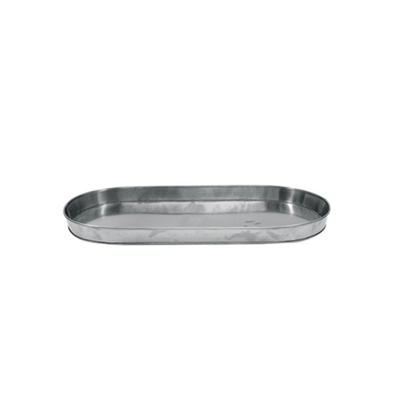 60.5x32.5 cm Vassoio Raccogli Condensa  Ovale In Acciaio Inox