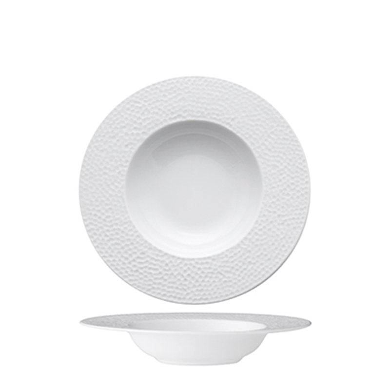 27 cm - Martello Piatto Pasta In Porcellana - Set 6 Pz