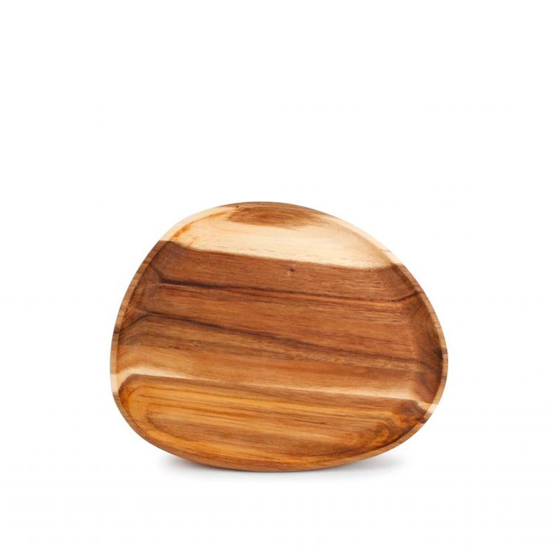 26x20 cm - Vassoio Triangolare In Legno