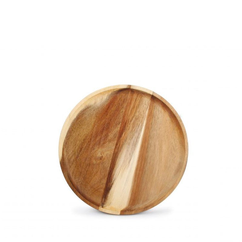 24 cm - Vassoio Rotondo In Legno
