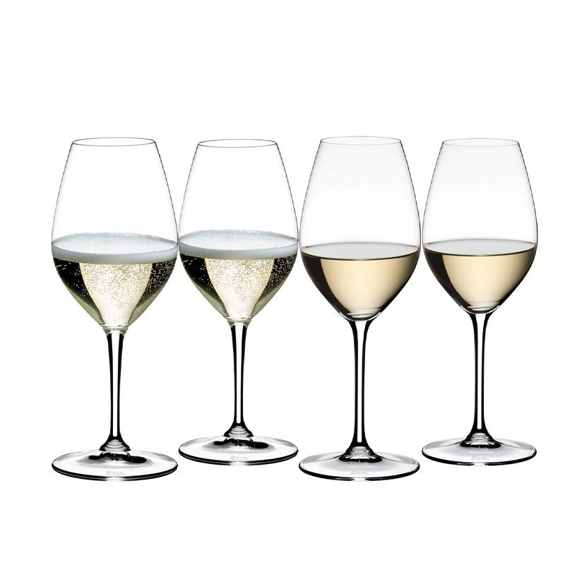 44 cl - Wine Friendly Calice Multiuso in Vetro - Set 4 Pezzi