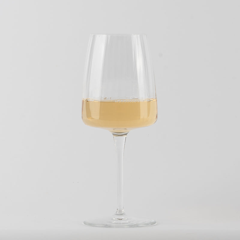 37.4 cl - Exclusiva Calice Vino Bianco in Vetro - Set 6 Pezzi