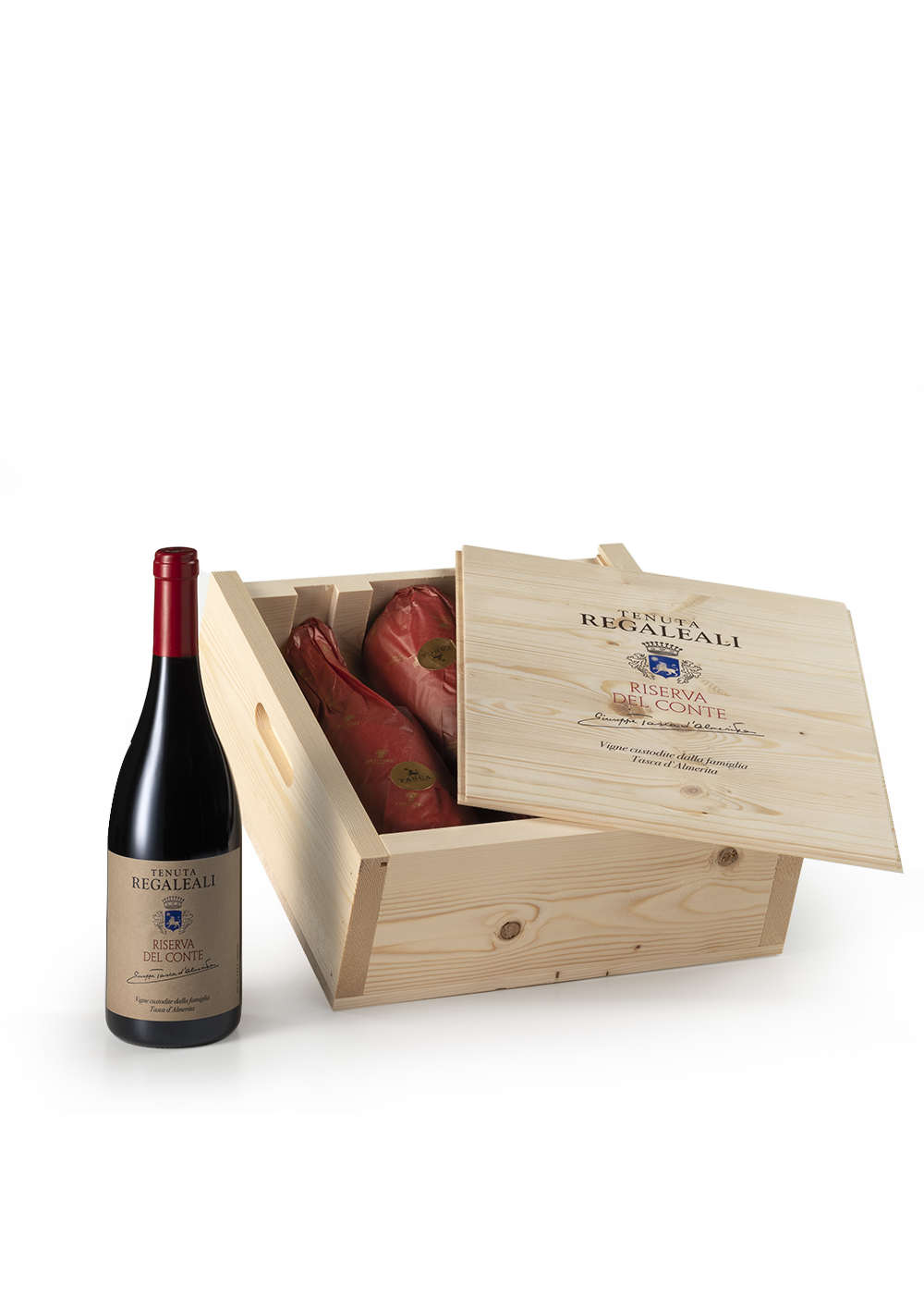 Riserva del Conte - 2016 - Cassa di legno