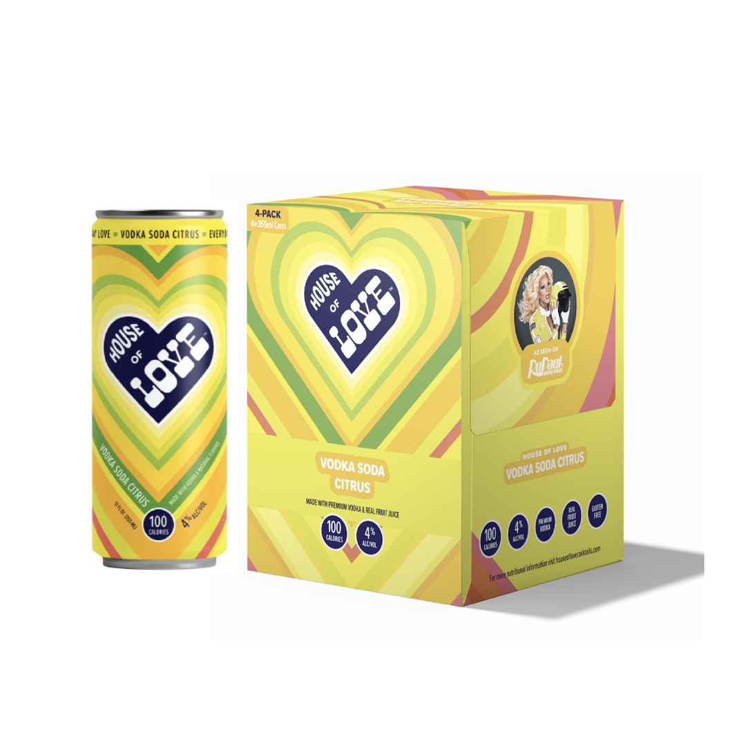 House of Love Vodka Soda Citrus
