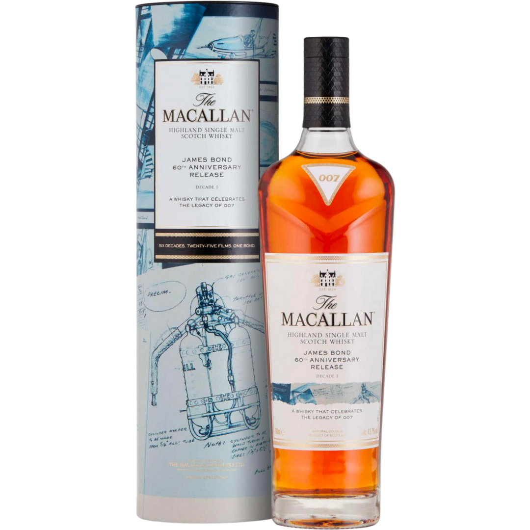 The Macallan James Bond 60th Anniversary Release Decade I